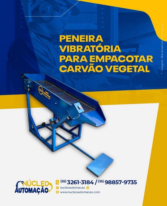 Peneira vibratória fabricada pela Núcleo Automação